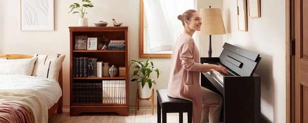 Bạn cần cân nhắc tới độ rộng của căn phòng trước khi quyết định đặt đàn Piano trong phòng ngủ (Nguồn: Yamaha)