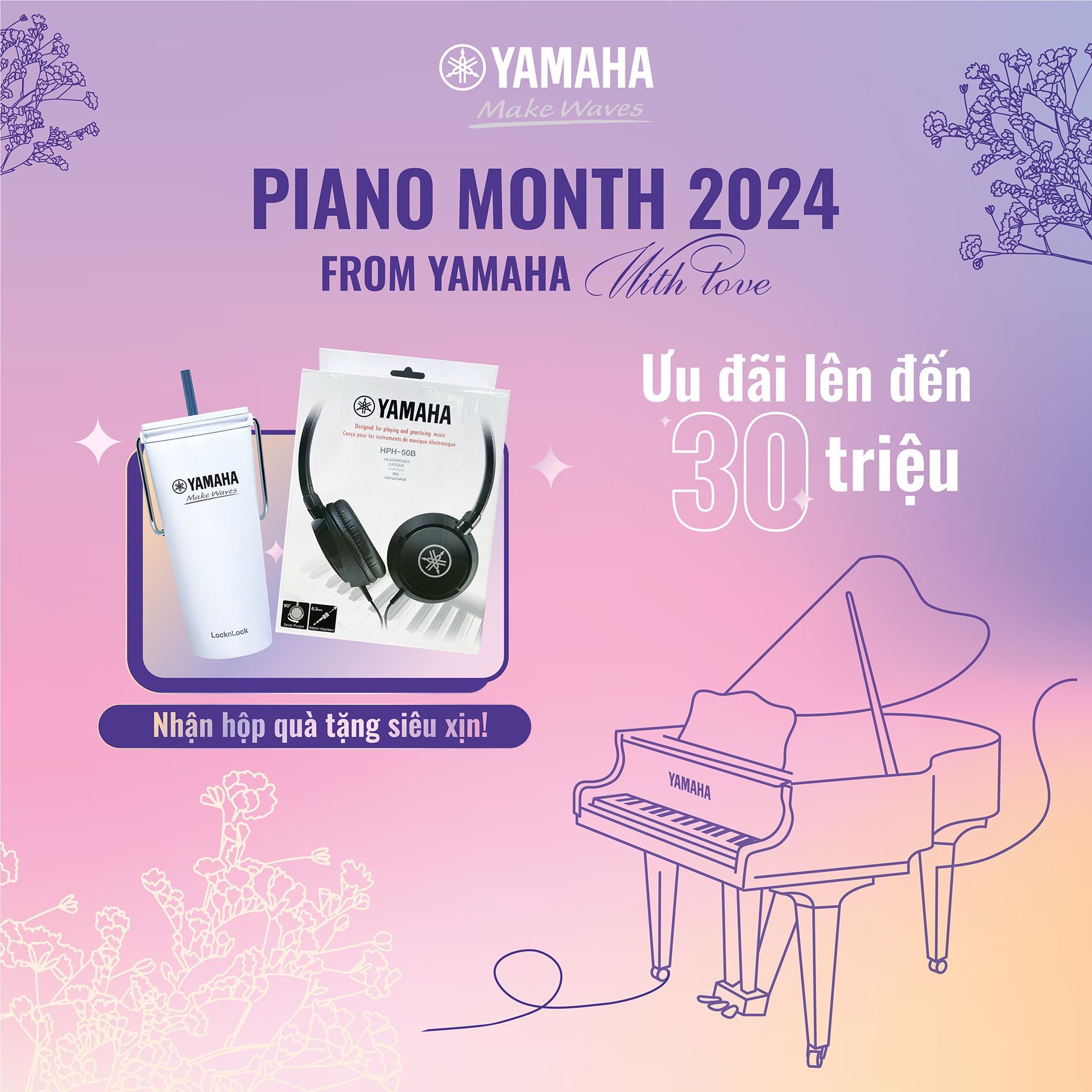 PIANO MONTH 2024 – FROM YAMAHA WITH LOVE