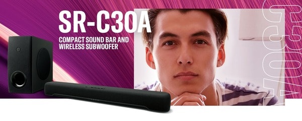 Soundbar SR-C30A phát âm thanh liền mạch hoàn hảo