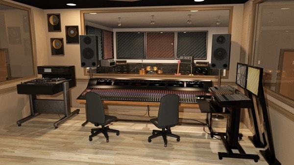Hệ thống âm thanh vòm được lắp đặt tại studio
