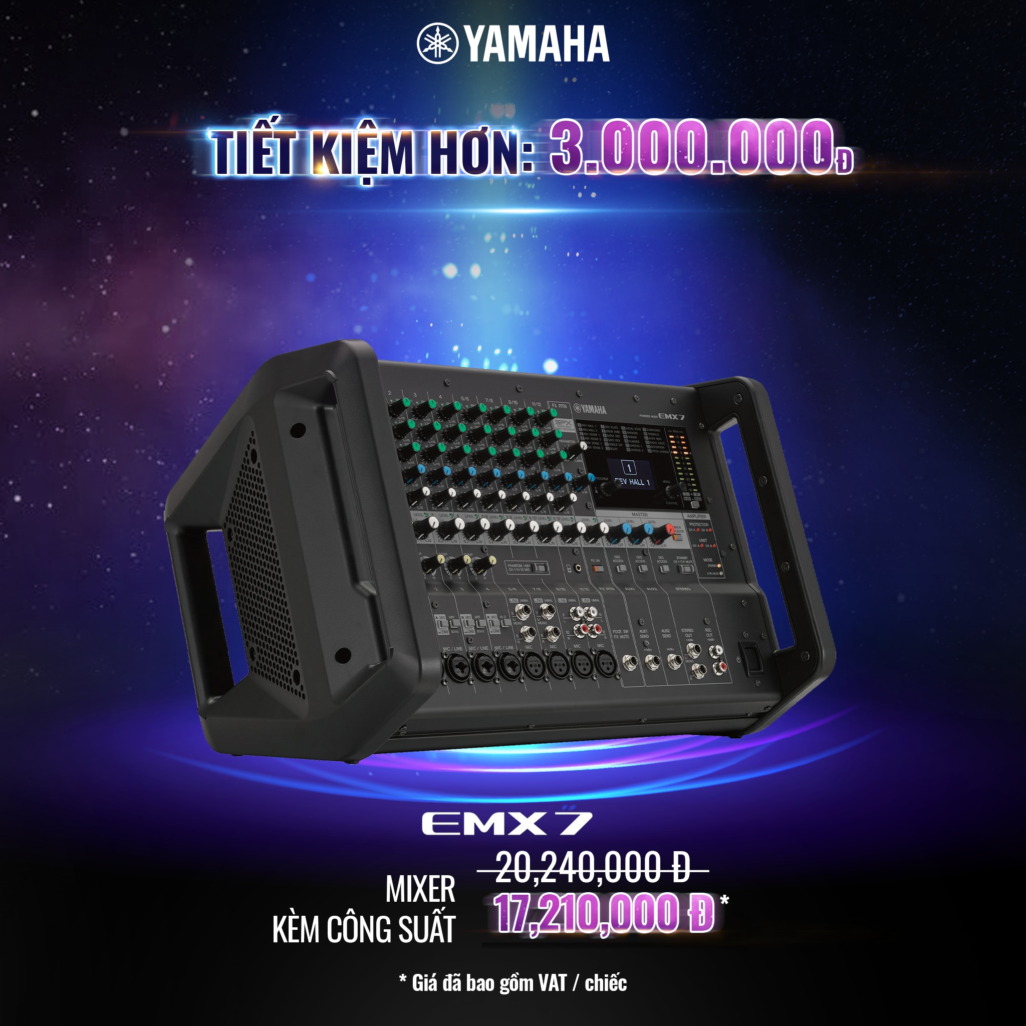 khuyến mãi mixer Yamaha
