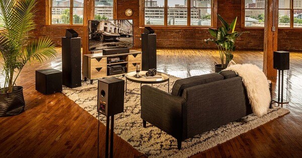 Loa 7 kênh lắp đặt trong không gian lớn