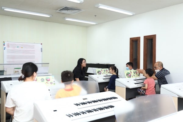 Học cảm thụ âm nhạc tại Trường âm nhạc Yamaha