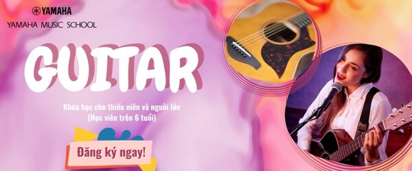 Khóa học Guitar Classic online tại Yamaha được thiết kế phù hợp với học viên từ 6 tuổi trở lên