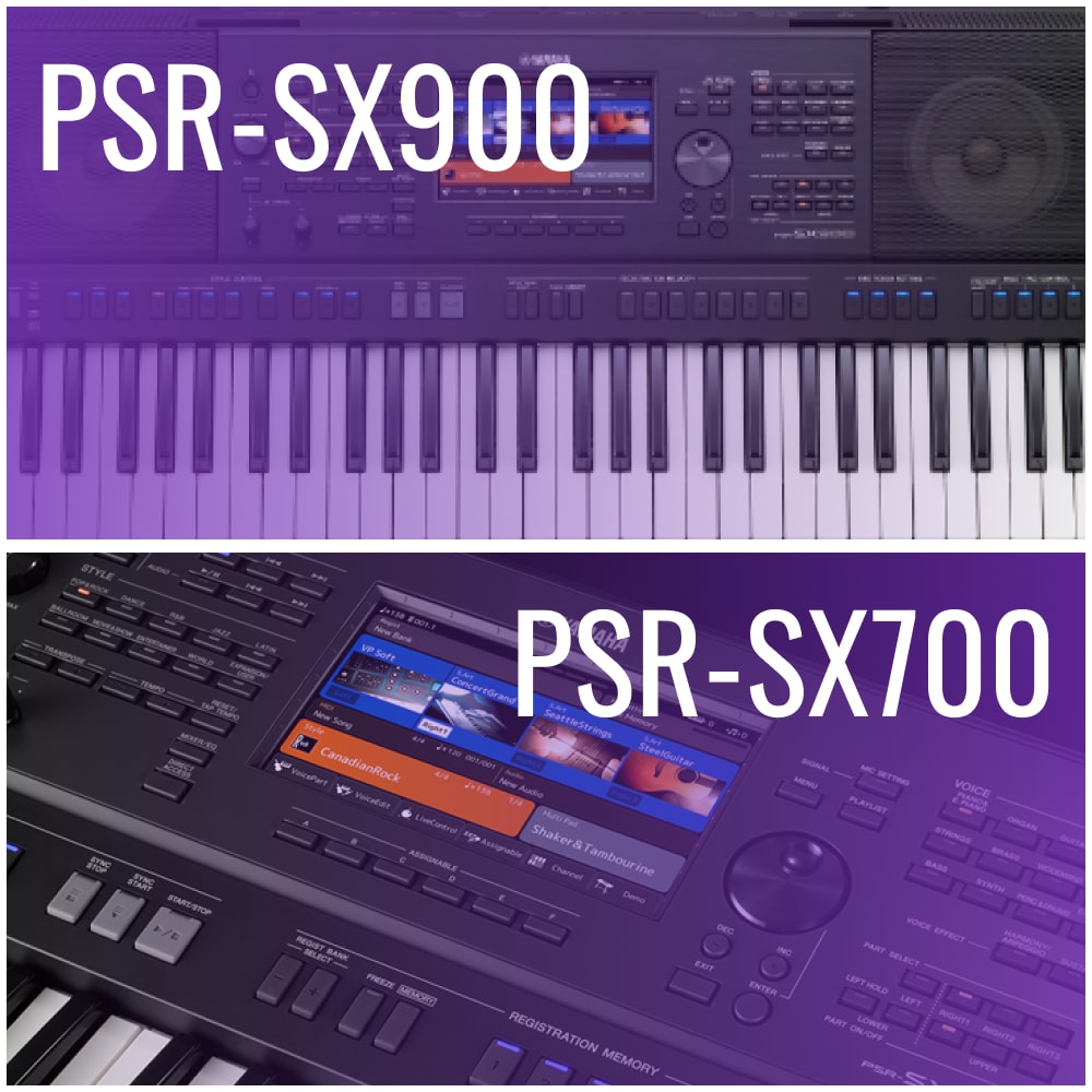Sự khác biệt ở keyboard Workstation PSR-SX700 & PSR-SX900 ...