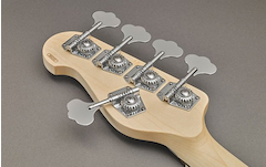 Cận cảnh headstock lightweight tuners cho BB235