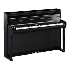 Diagonal side view of the Yamaha Clavinova CLP-885PE