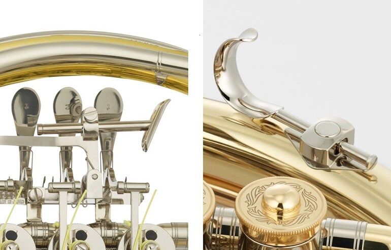 Cần gạt ngón cái thứ 4 có thể điều chỉnh và móc ngón út