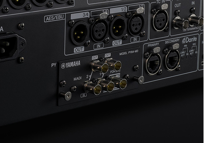 Yamaha Digital Mixing Console DM7: PY slot for expansion cards