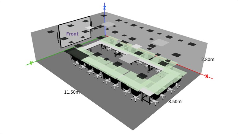 Giao diện trình duyệt hiển thị Auto Design and Setup for Voice Lift từ ProVisionaire Plan sang ADECIA