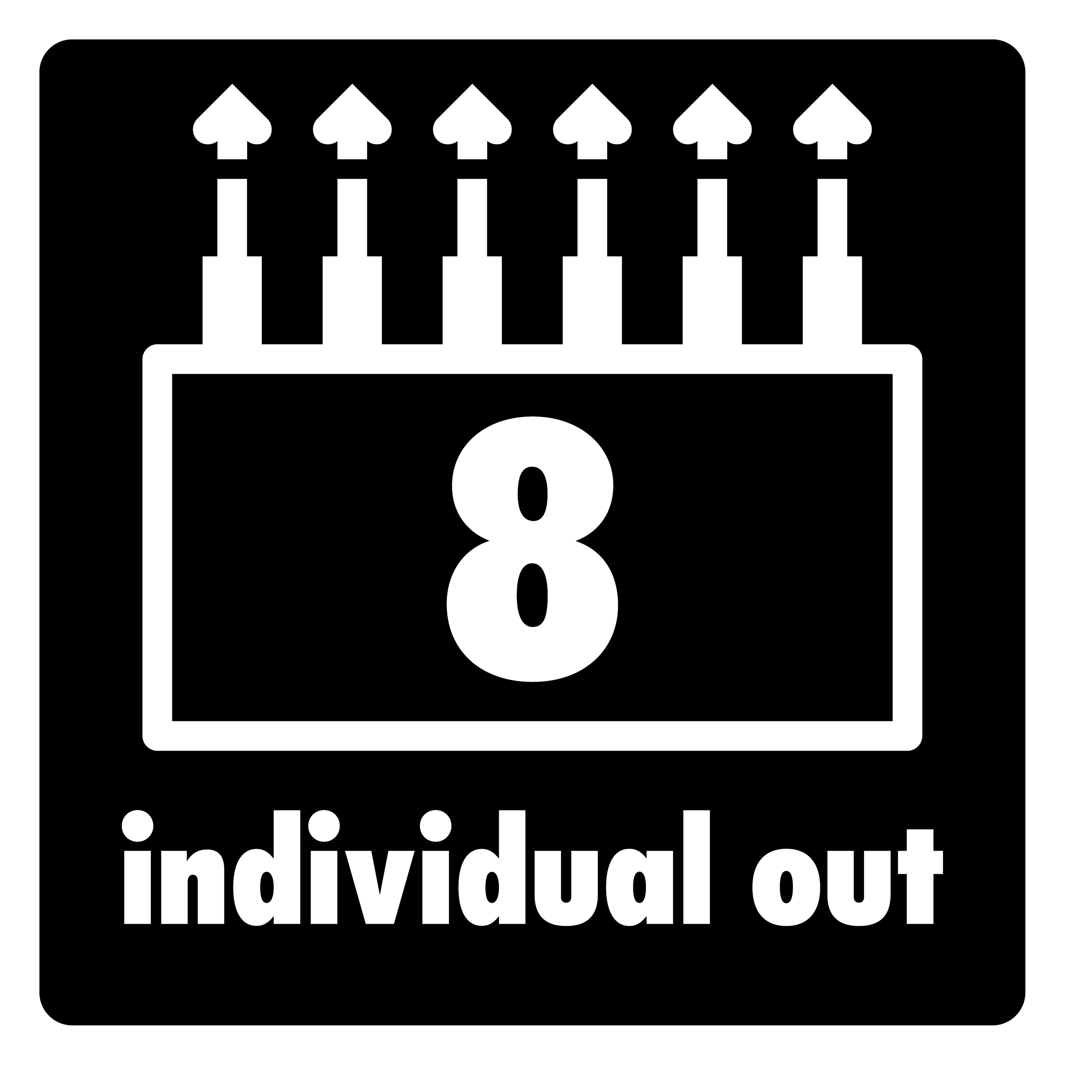 Tám đầu ra để gửi tín hiệu trống và hiệu ứng riêng biệt đến hệ thống âm thanh PA.