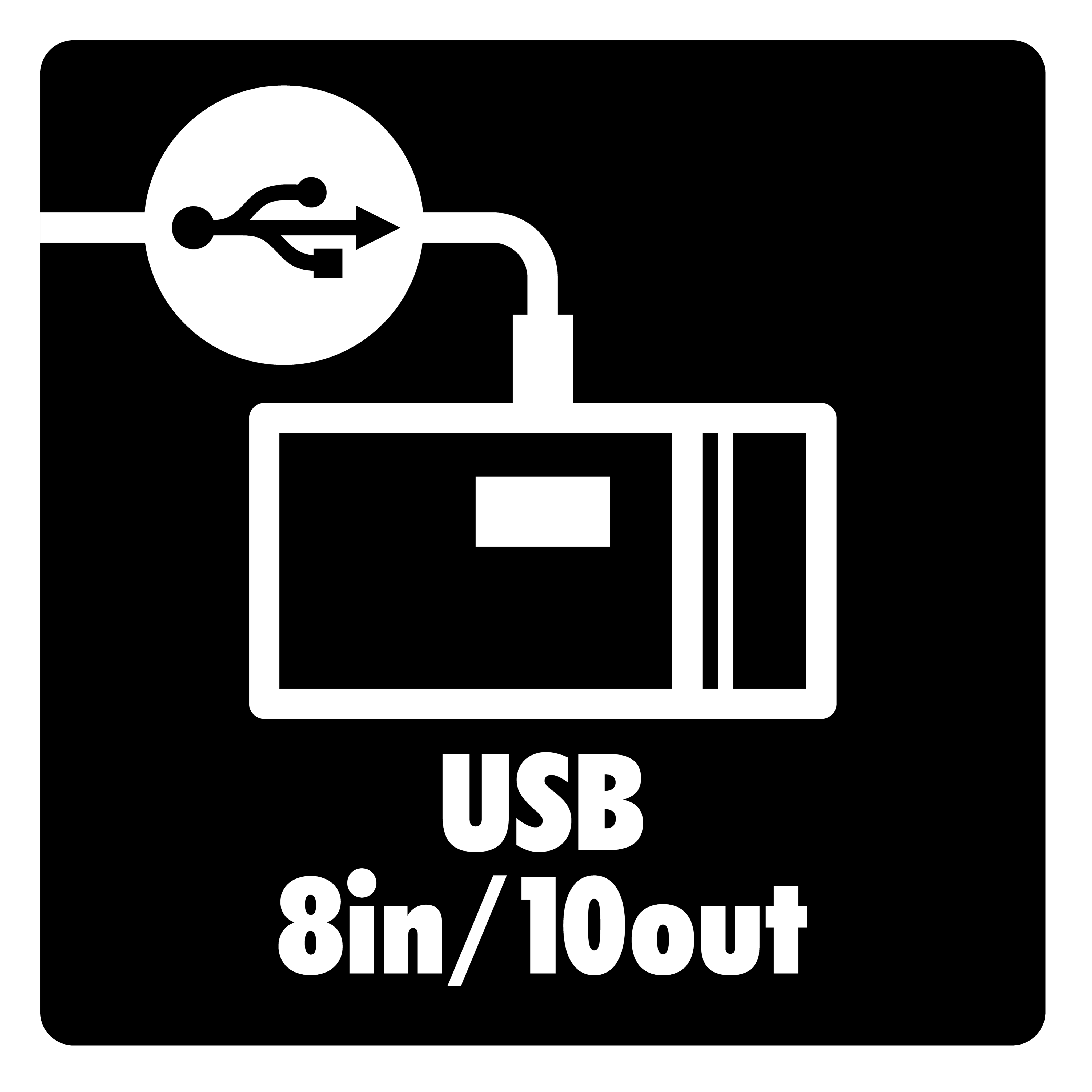 Ghi lại tất cả các kênh trống, tín hiệu kích hoạt và kênh track thông qua USB.
