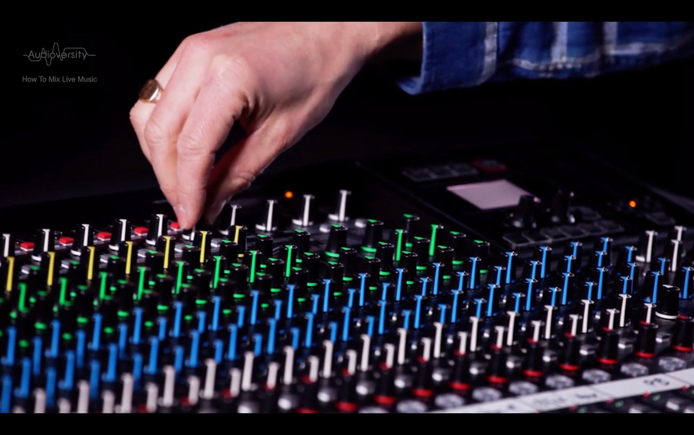 Theo tác sử dụng núm Gain/Trim/Sens rất quan trọng để lọc âm thanh đi vào Mixer