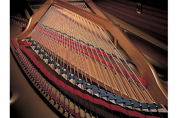 A photo of a Yamaha concert grand piano, CFIIIS