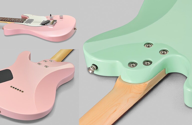 Thiết kế thân đàn Pacifica SC Standard Plus với tạo hình contour tăng khả năng chơi