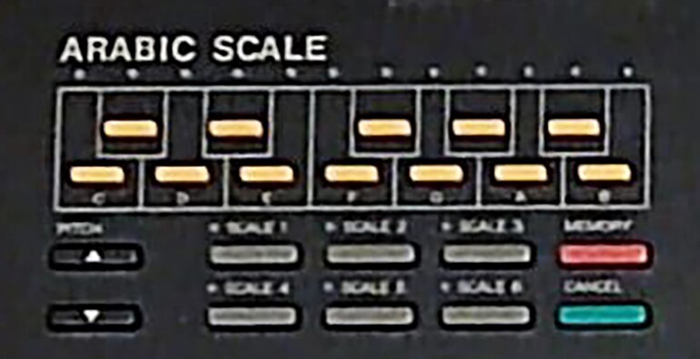 Chức năng điều chỉnh thang âm (Scale Tuning) của PSR-64