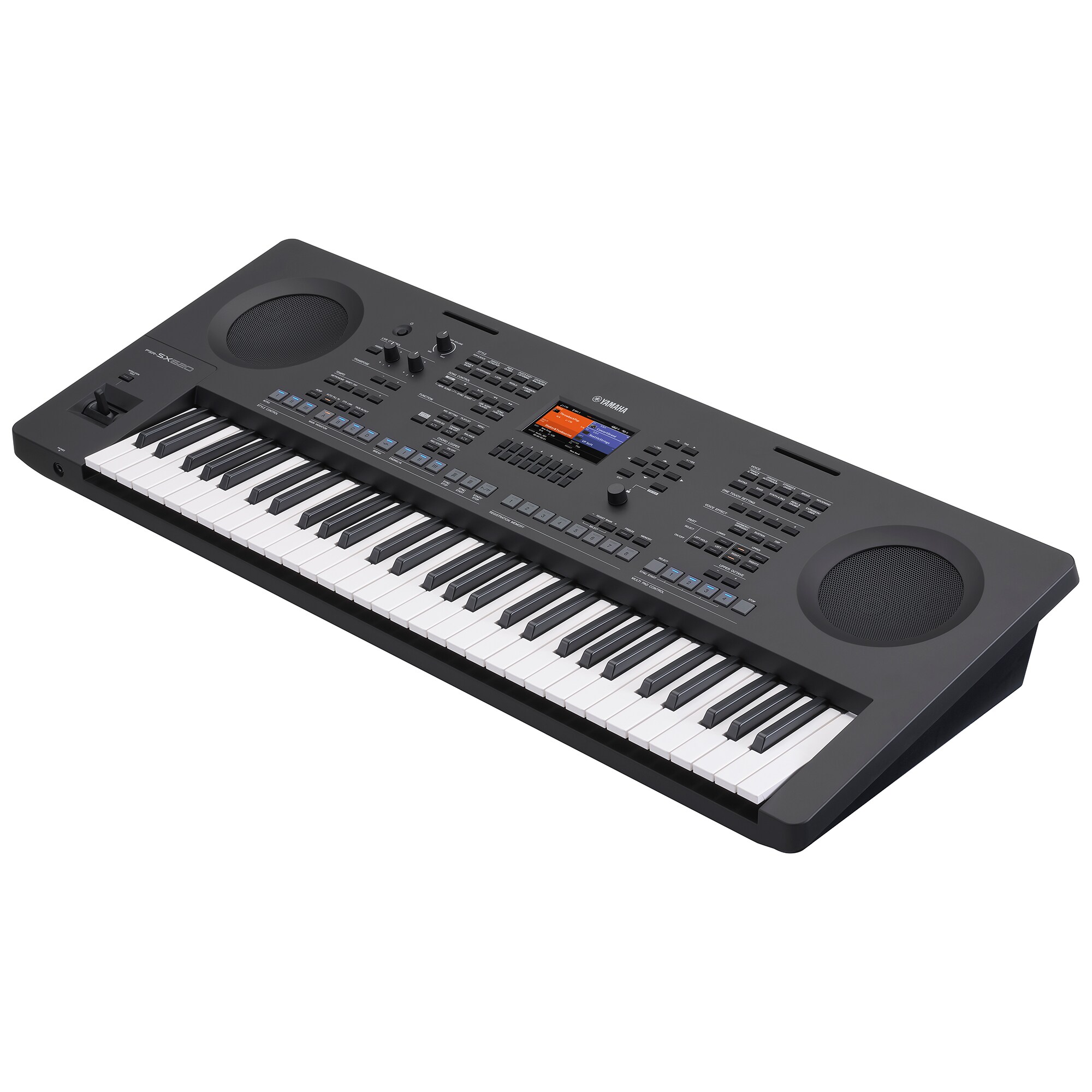 Đàn Arranger Workstation Yamaha PSR-SX620 nhìn từ trên theo đường chéo