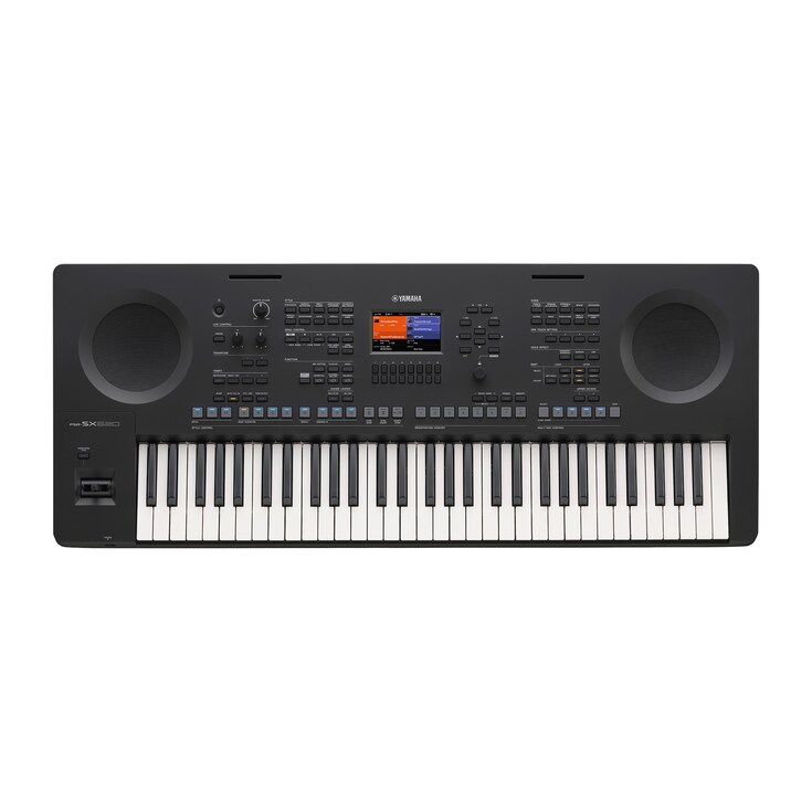 Đàn Arranger Workstation Yamaha PSR-SX620 nhìn từ trên