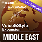 Trung Đông (Gói mở rộng được cài đặt sẵn - Dữ liệu tương thích với Yamaha Expansion Manager)
