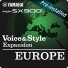 Châu Âu (Gói mở rộng cài đặt sẵn - Dữ liệu tương thích với Yamaha Expansion Manager)
