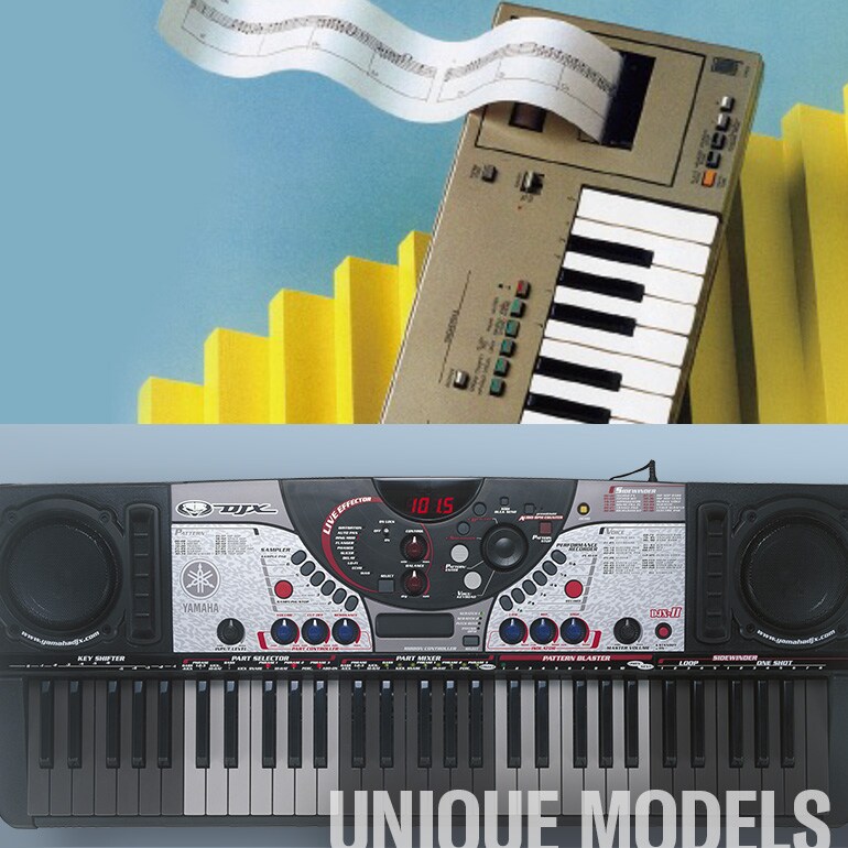 Các mẫu đàn độc đáo: Những thiết kế khác biệt được hình thành từ những ý tưởng nguyên bản.