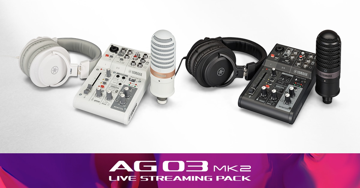 AG03MK2 LSPK - Tổng quan - Dòng AG - Live stream/ Chơi game - Âm thanh chuyên nghiệp - Sản phẩm - Yamaha - Việt Nam