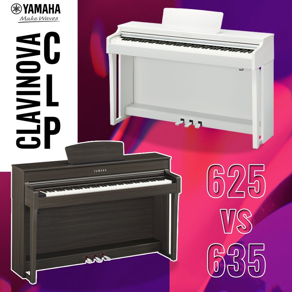 [Review] Nên chọn piano điện Yamaha CLP-635 hay CLP-625?
