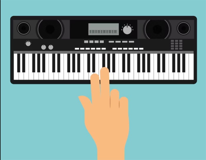 Đàn organ và piano có ngoại hình khá tương đồng khi sở hữu hệ bàn phím đen trắng giống nhau
