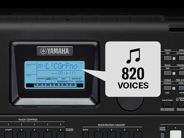 Số Voice trên Organ Yamaha Psr E473