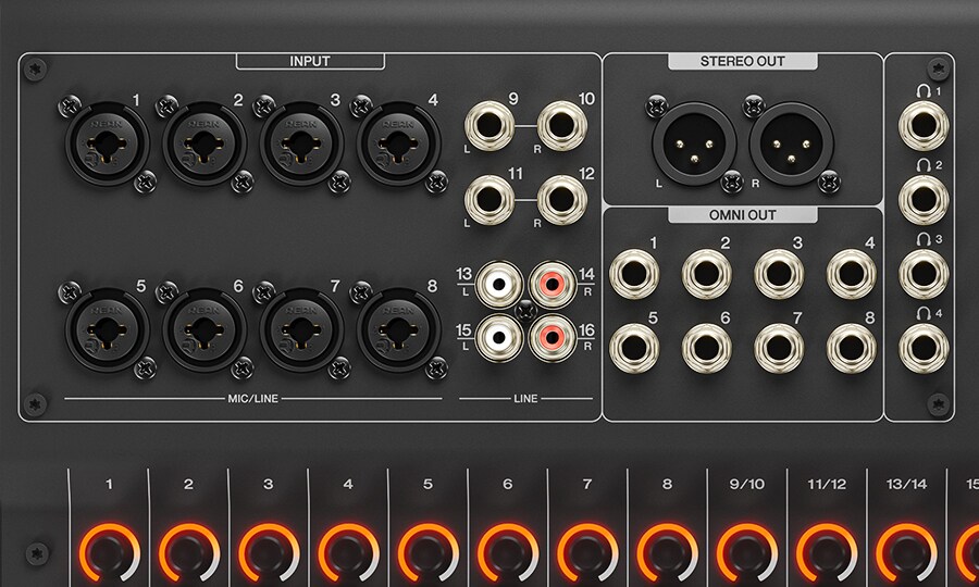 Yamaha MGX16: Đầy đủ mọi tính năng cốt lõi