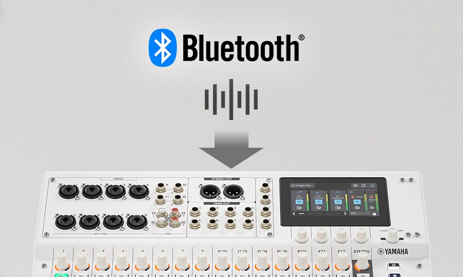 Yamaha MGX16: Kết nối Bluetooth tiện lợi