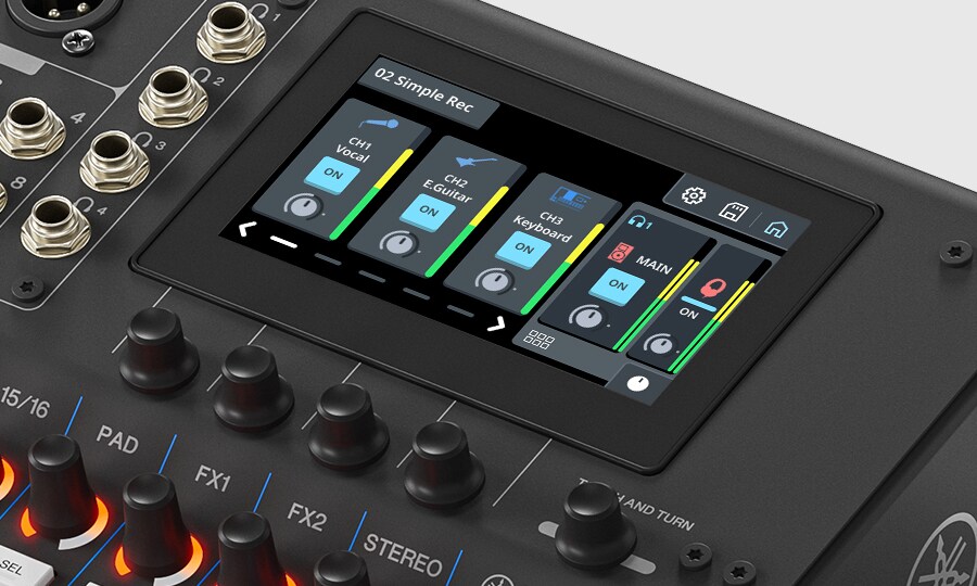 Yamaha MGX16: Điều khiển nhanh, trực quan