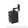 Yamaha Powered Monitor Speaker MSP3A and Wall Mounting bracket BWS20-190