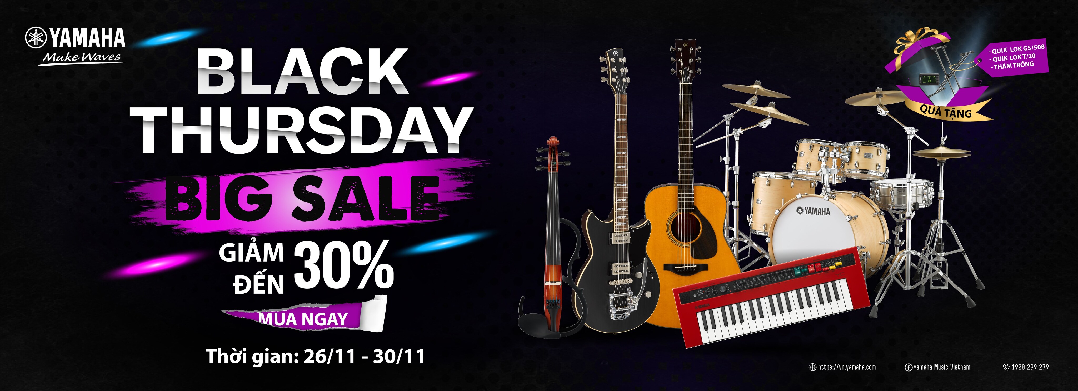 SĂN SALE KHỦNG - BLACK THURSDAY THÁNG 11 | Yamaha