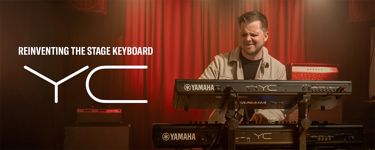 Hình ảnh chủ đạo cho sản phẩm đàn keyboard sân khấu