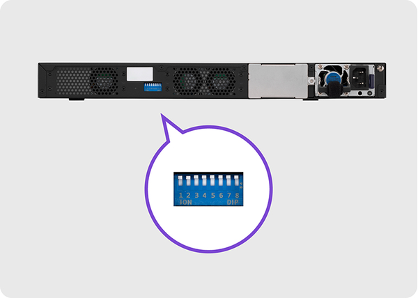 Cấu hình không cần PC thông qua DIP switch