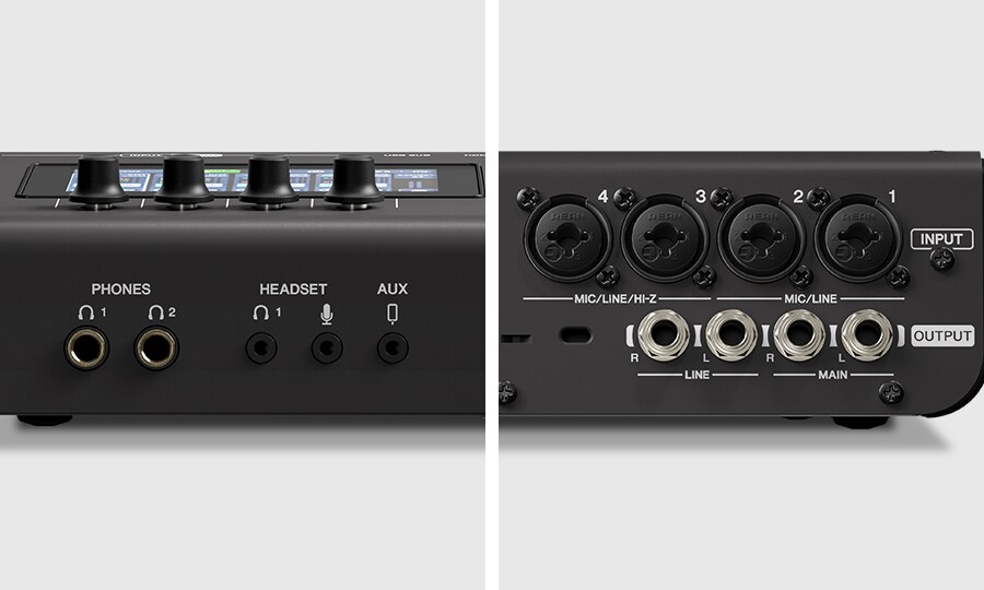 Yamaha URX44V: Kết nối và cộng tác