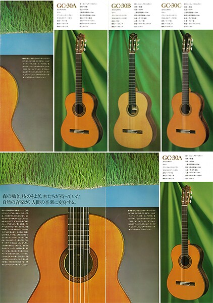 Dòng Guitar Classical Custom GC30A / GC30B / GC30C