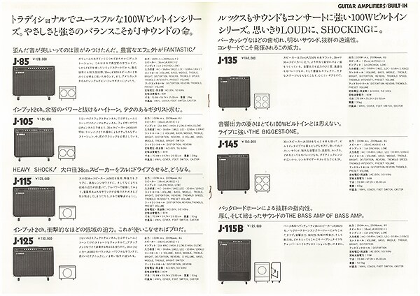 Dòng Ampli Guitar J