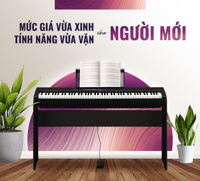 Yamaha là nhà cung cấp đàn piano chính hãng, đa dạng mẫu mã với mức giá hợp lý
